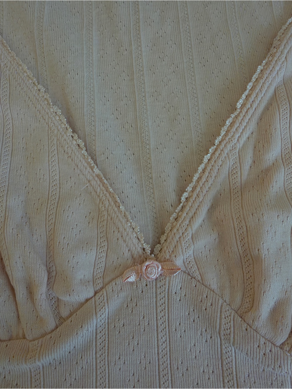 Reformation Light Pink Pointelle Tank - Picture 3 of 3